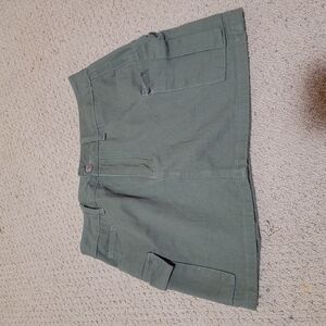 Olive Green Women's Shorts